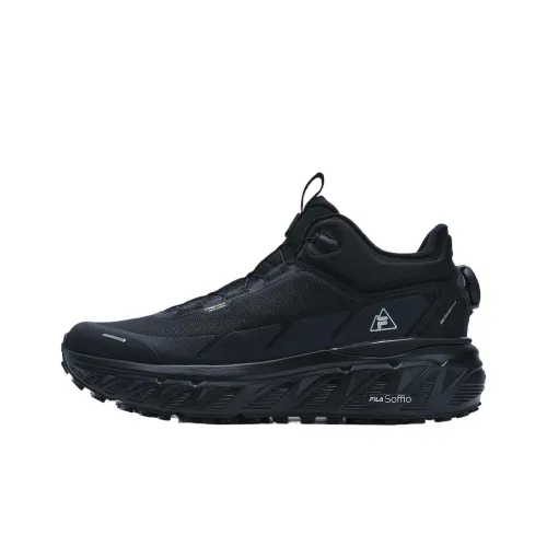 FILA BOA EXPLORER Wear resistant And Lightweight Low Top Outdoor Shoes Men's Black