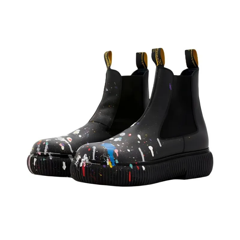 Lanvin Arpege Ankle Boots Gallery Dept. Black Multi Women's-2