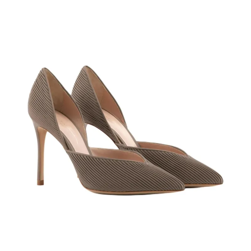 AMANI Slim Heel High Heels 10.5cm Women's Dove Gray-2