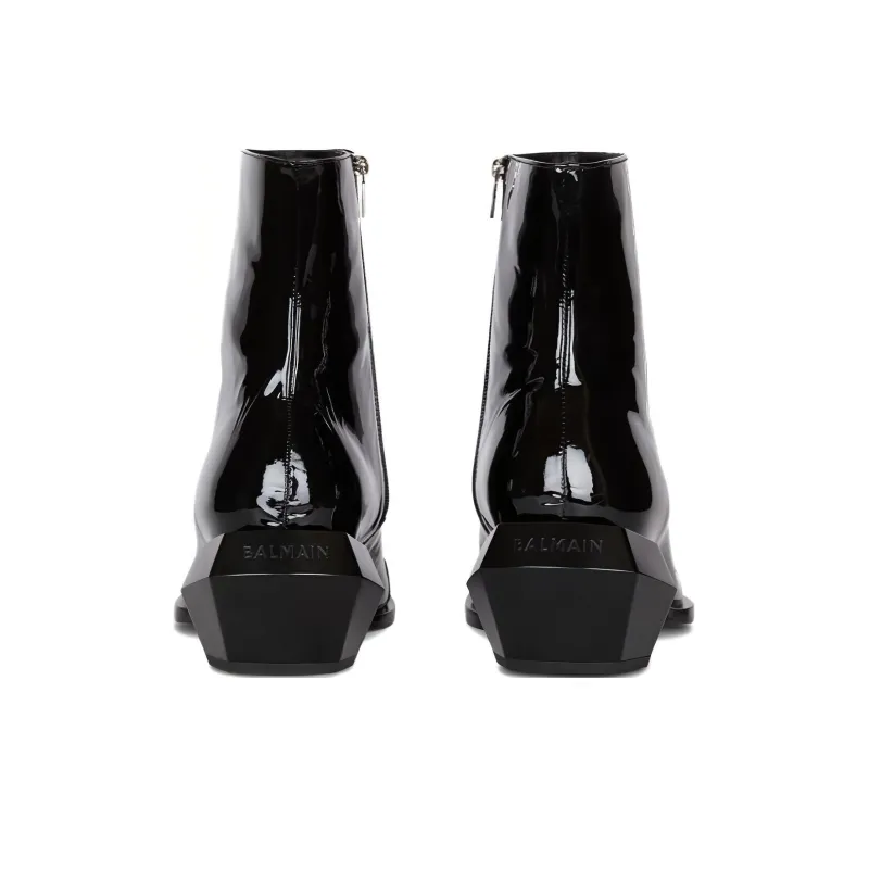 BALMAIN Billy Patent Boots-3
