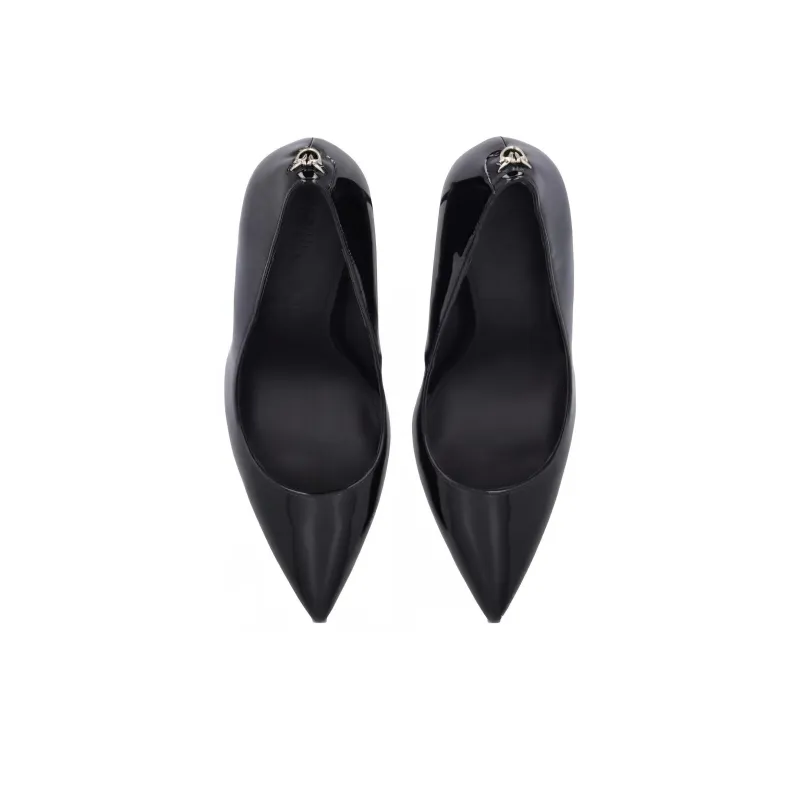 PINKO Juliette Shiny Heeled Pumps-5