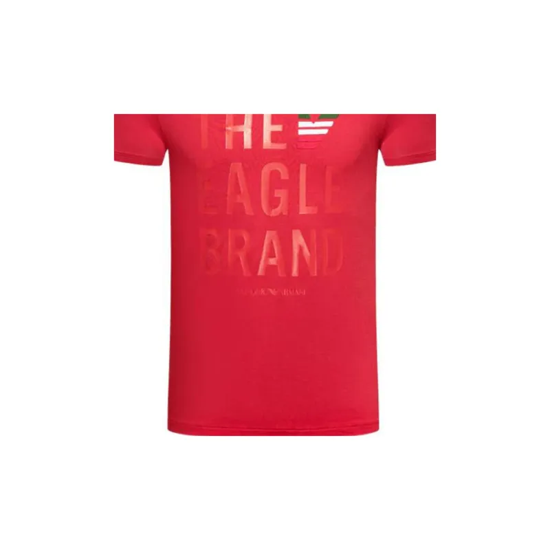 EMPORIO ARMANI T Shirts Men Red-2