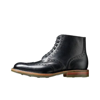 BARKER Knights Ankle Boots Men's Black