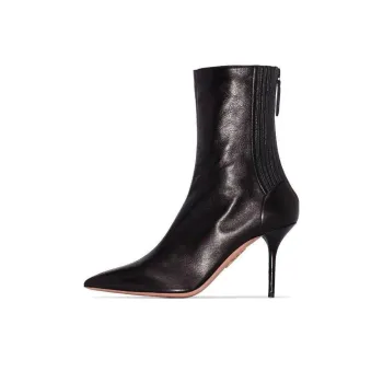 AQUAZZURA Saint Honore 85 Leather Boots