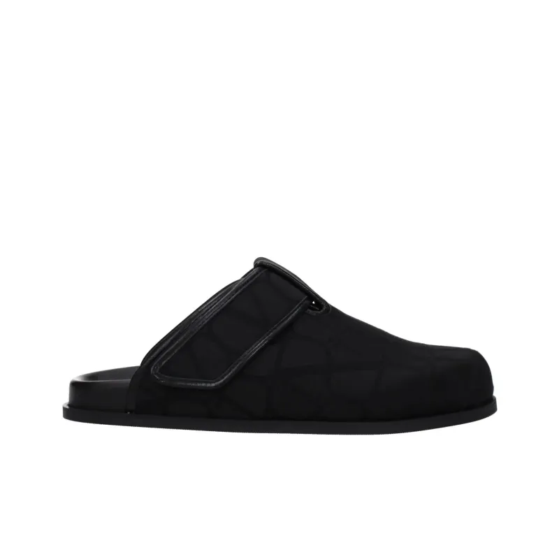 Valentino GARAVANI Wrap toe Slippers Men's Black-1