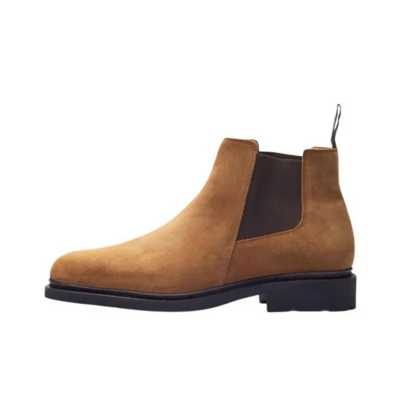 Paraboot Chamfort Ankle-Length Chelsea Boots Men's Umber-0