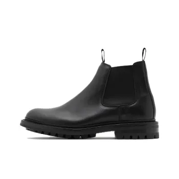 Burberry Short Chelsea Boots Women's Black
