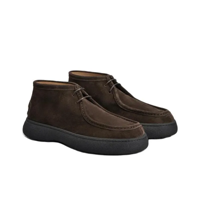 TOD'S WG Ankle Boots Men's Brown-2