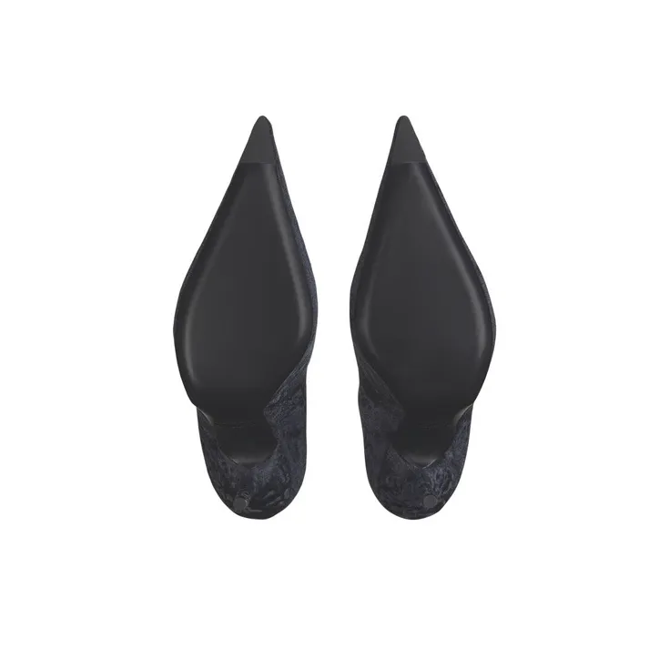 Balenciaga Knife Ankle Boots 11cm Women's Black-5