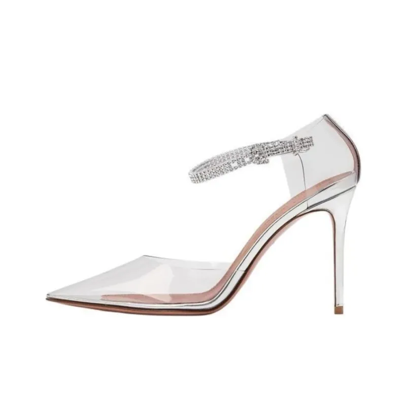 AMINA MUADDI Iman 105mm Leather Sandals-0