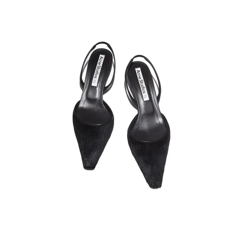 Acne Studios Chunky Heel High Heels 4.5cm Women's Black-3