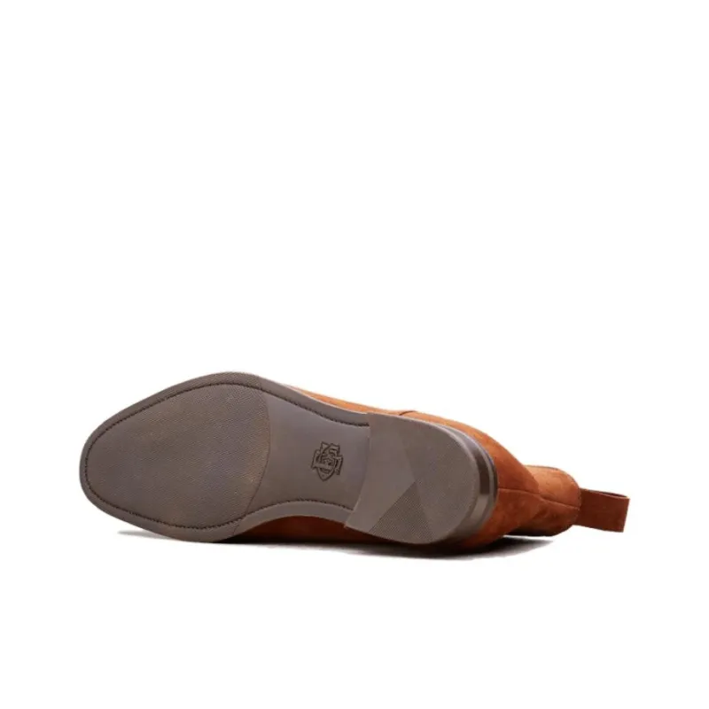 Edward Green Short Chelsea Boots Men's Brown-3