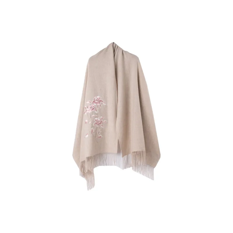 Shanghai Story Sheep Wool Knit Scarves Women's-3