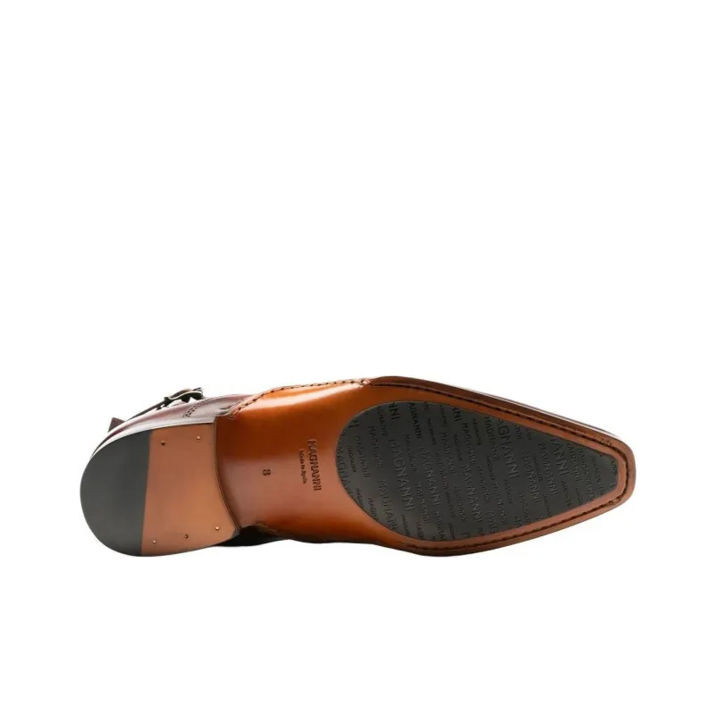 Magnanni Grant Short Chelsea Boots Men's Brown-4