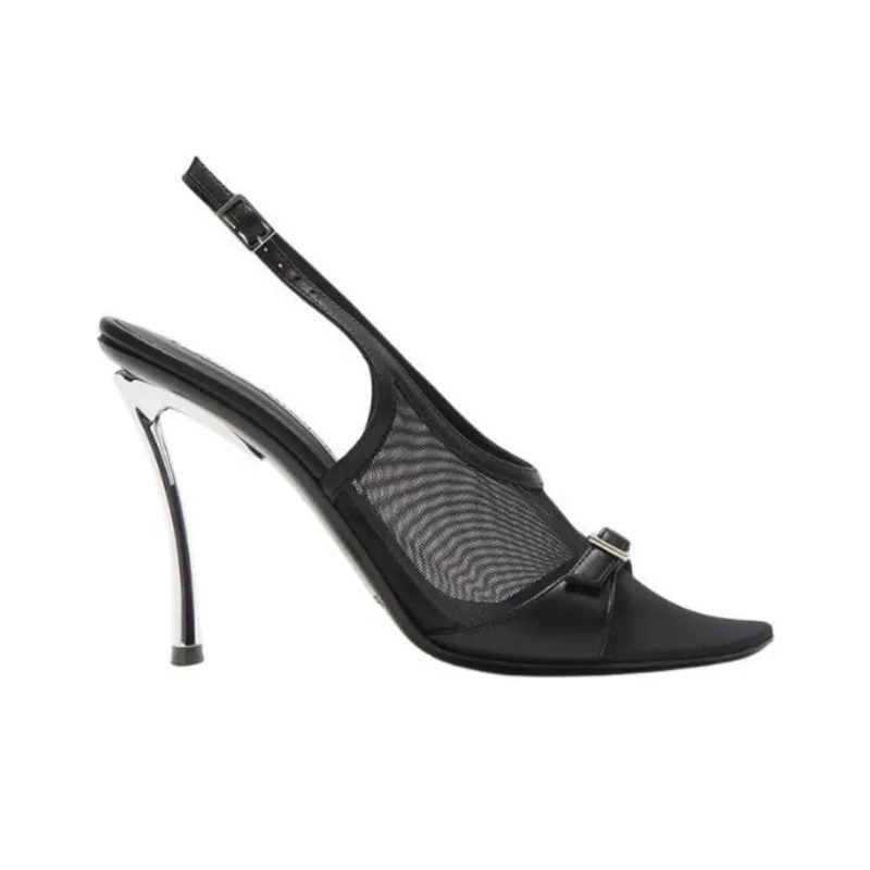 Acne Studios Slim Heel High Heels 8.5cm Women's Black-1