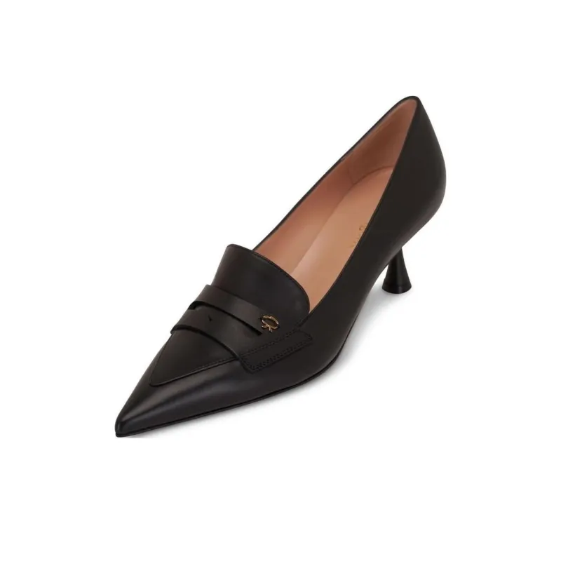 GIANVITO ROSSI Vitello 55mm Leather Pumps-3