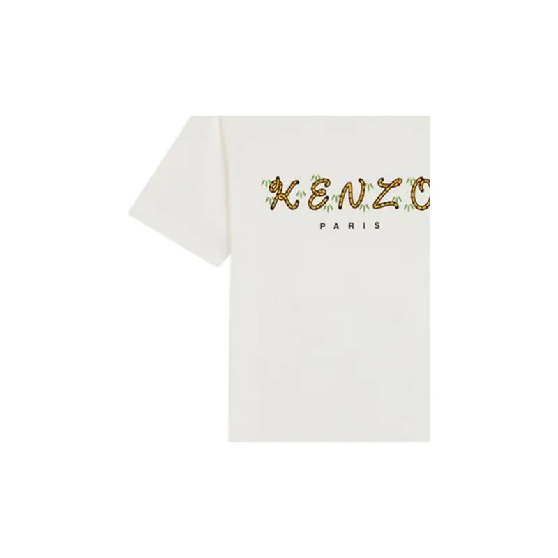 KENZO X Nigo Tiger Tail Relaxed T Shirt Off White-4