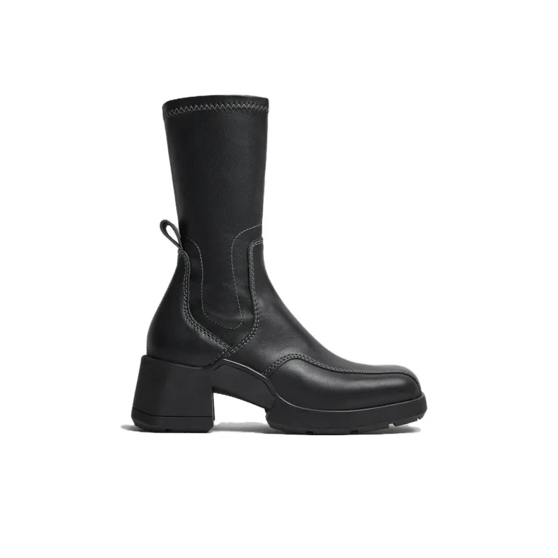 MIISTA Ankle Boots 6cm Women's Black-1