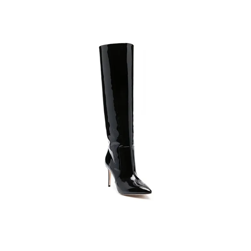 Paris Texas Knee-High Boots 9cm Women's Black-2
