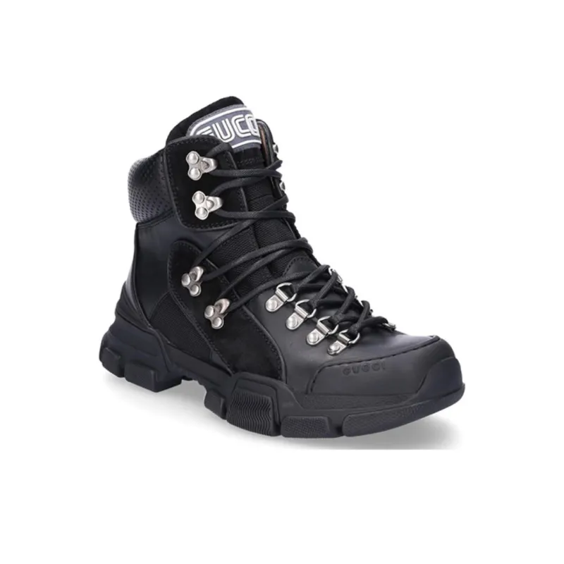 GUCCI Flashtrek High 'Black'-2