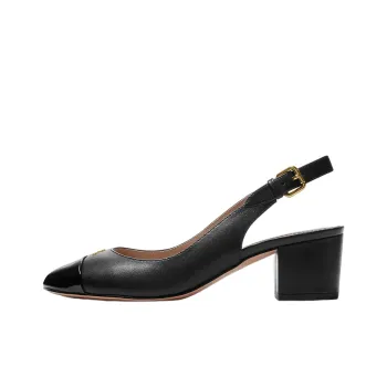 COACH Block Heel High Heels Women's Black