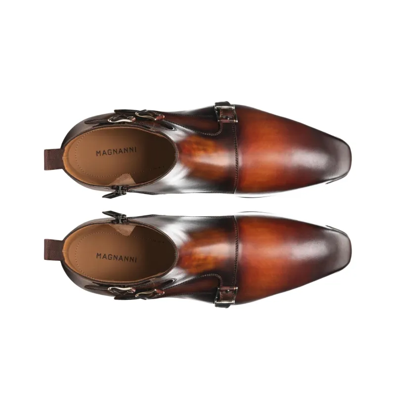 Magnanni Ankle Boots Men's Medium Brown-3