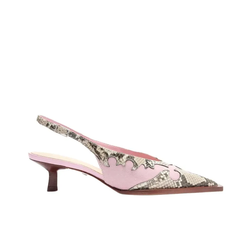 Schutz Darias Slim Heel High Heels Women's Pink-1