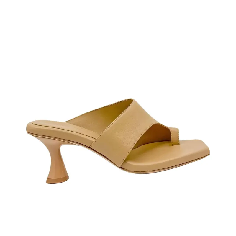 STUDIO AMELIA Flip Flops 7cm Women's Light Brown-1