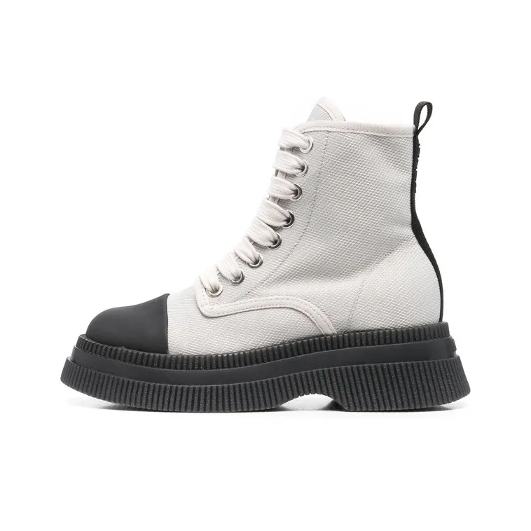 GANNI Creepers Lace-up Ankle Boots-0