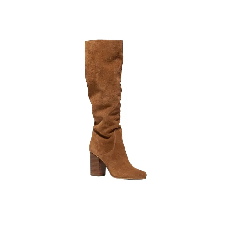 MICHAEL KORS Leigh Knee-High Boots 14.5cm Women's Light Brown-1