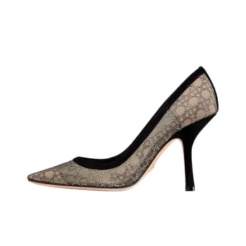 DIOR Capture High Heels 10cm Women's Black