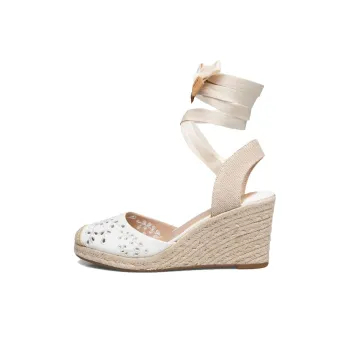 Polo Ralph Lauren Wedge Heel High Heels Women's White