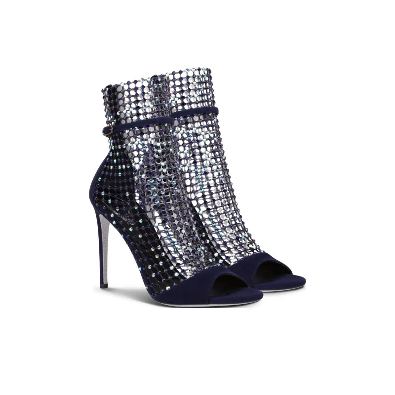 RENE CAOVILLA Ankle Boots Women's Blue-1