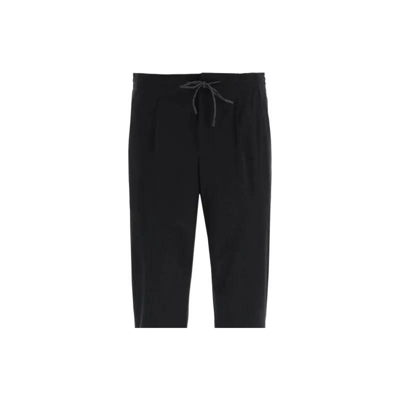 Zzegna Casual Pants Men Black-4