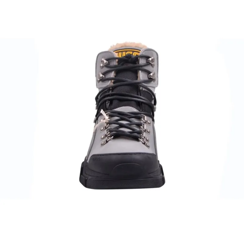GUCCI Flashtrek High Boots Silver Black-1