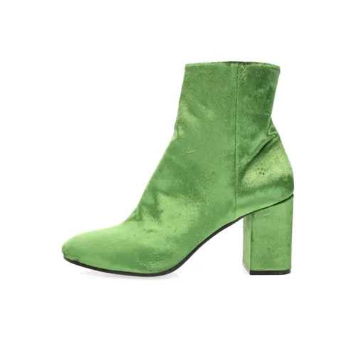 Balenciaga Ville Ankle Boots 'Green' Women's