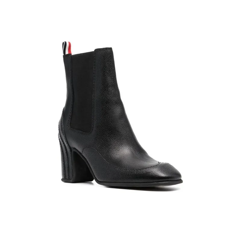 THOM BROWNE Wingtip Galosh Ankle 75mm Booties-2
