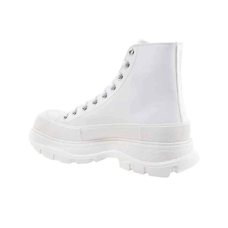 Alexander McQueen Tread Slick Boot Graffiti White Multicolor-3