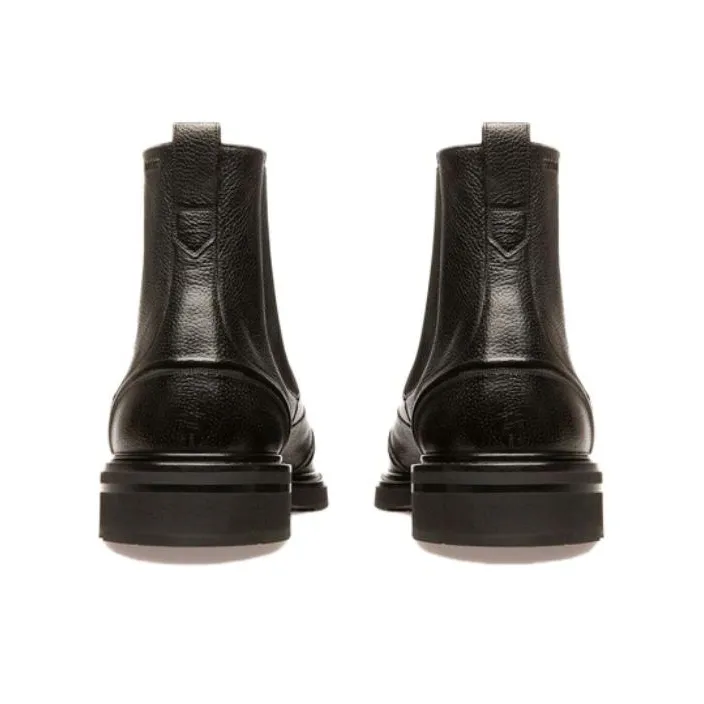 BALLY Short Chelsea Boots Men's Black-4