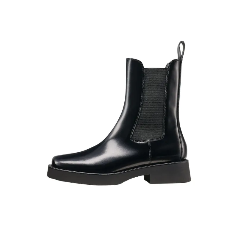G.H. Bass & Co. BOWERY Short Chelsea Boots 4cm Women's Black-0