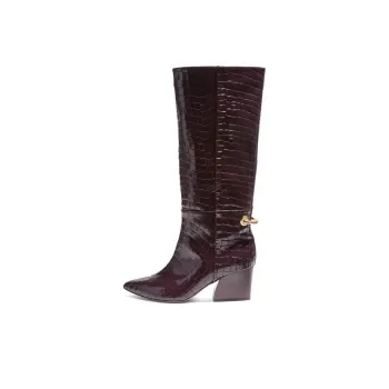 TIBI Knee-high Boots 6.5cm Women's Burgundy