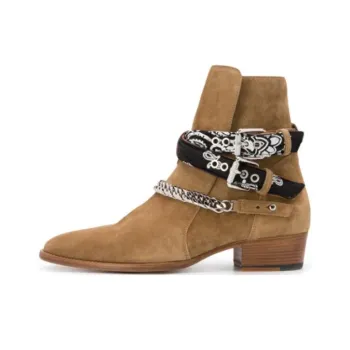 AMIRI Bandana Buckle Boot 'Tan'