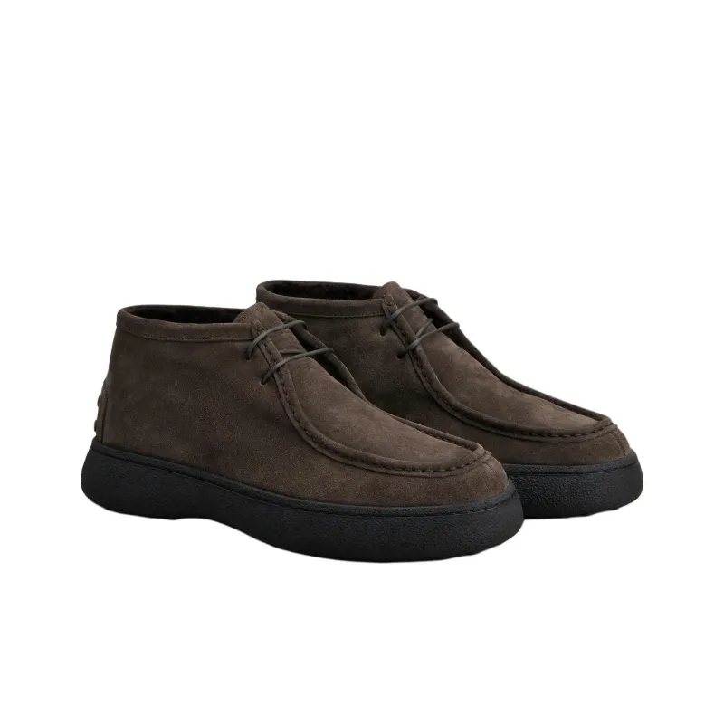 TOD'S WG Ankle Boots Men's Brown-2