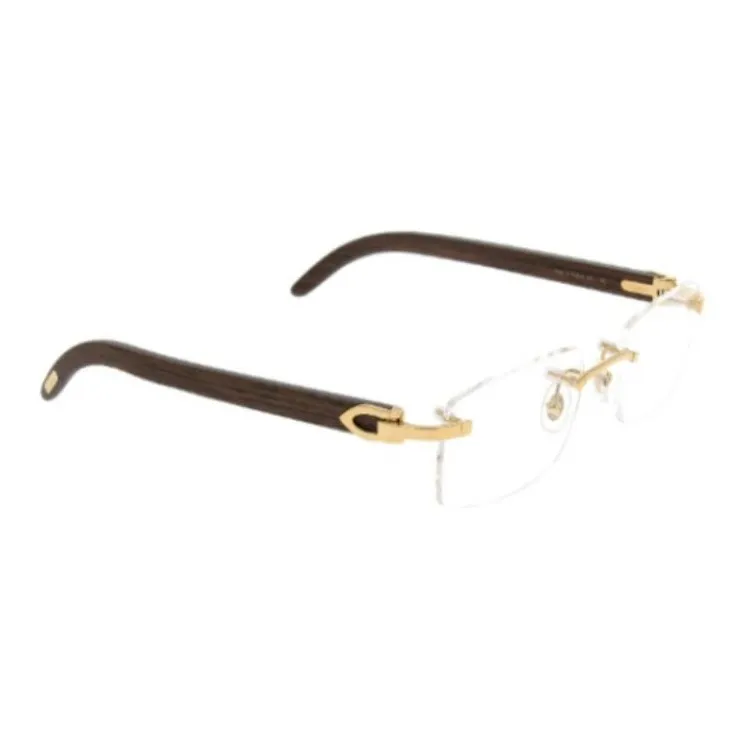 Cartier Rimless Rectangular Frame Glasses-2
