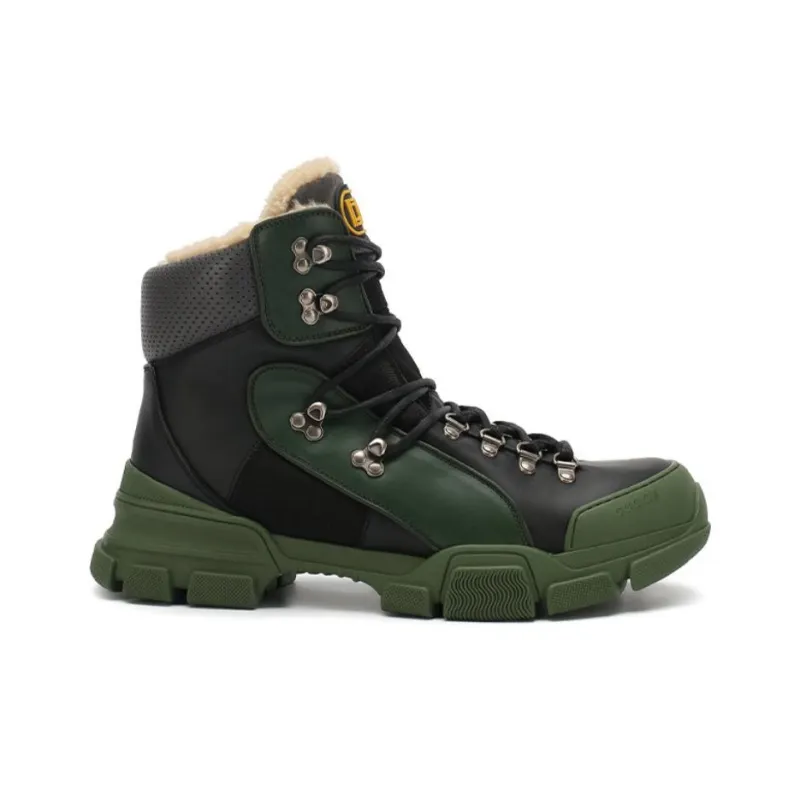 GUCCI Flashtrek High 'Black Green'-1