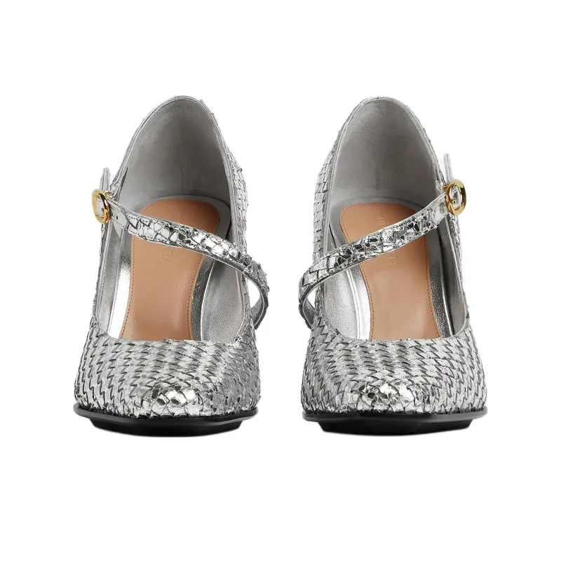 Bottega Veneta Step Square Toe Pumps-2