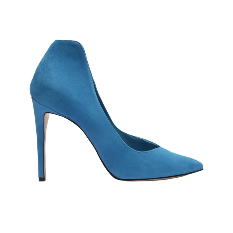 Schutz Arlette Slim Heel High Heels 10.5cm Women's Blue-1