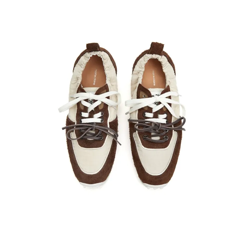 Marie Claire Anti Slip Wear Resistant Low Top Casual Shoes Women's Fruit Wood Apricot+Brown-2