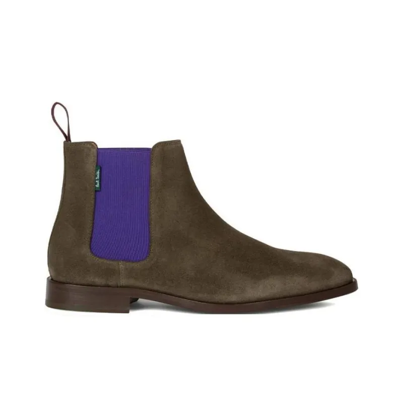 Paul Smith Gerald Ankle-Length Chelsea Boots Men's Khaki-1