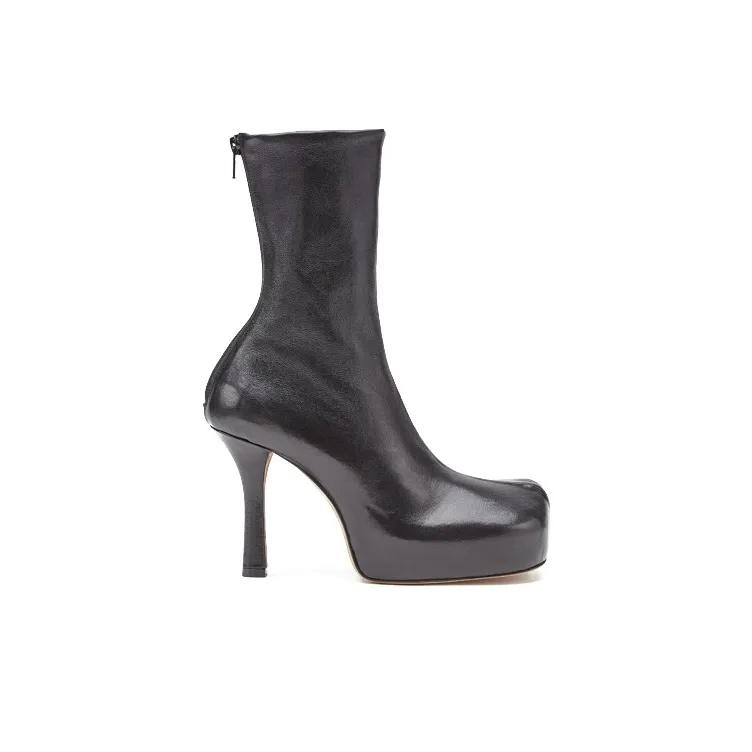 Bottega Veneta BV Bold Ankle Boots Women's Black-1